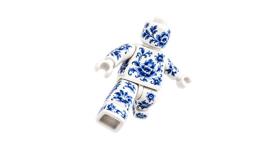 Lego — porcelain illustration
